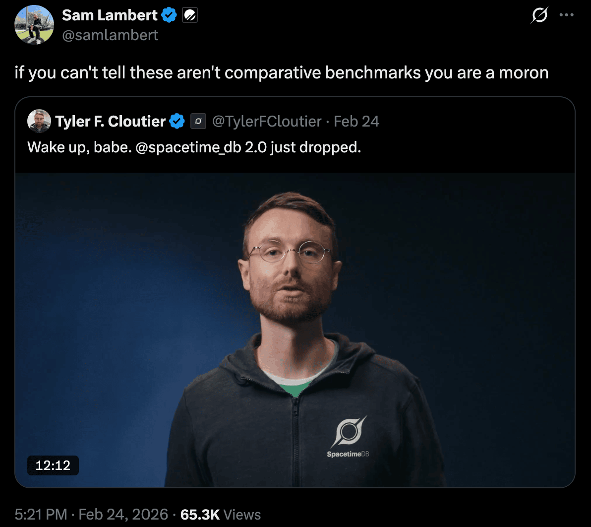Sam Lambert tweet calling us morons