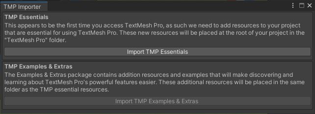 Unity Import TMP Essentials