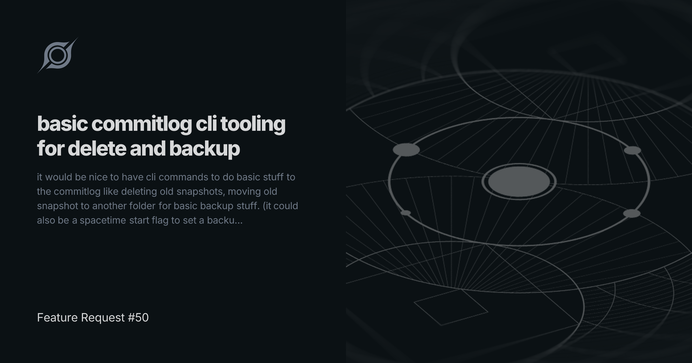 Feature Request #50 | basic commitlog cli tooling for delete and backup ...