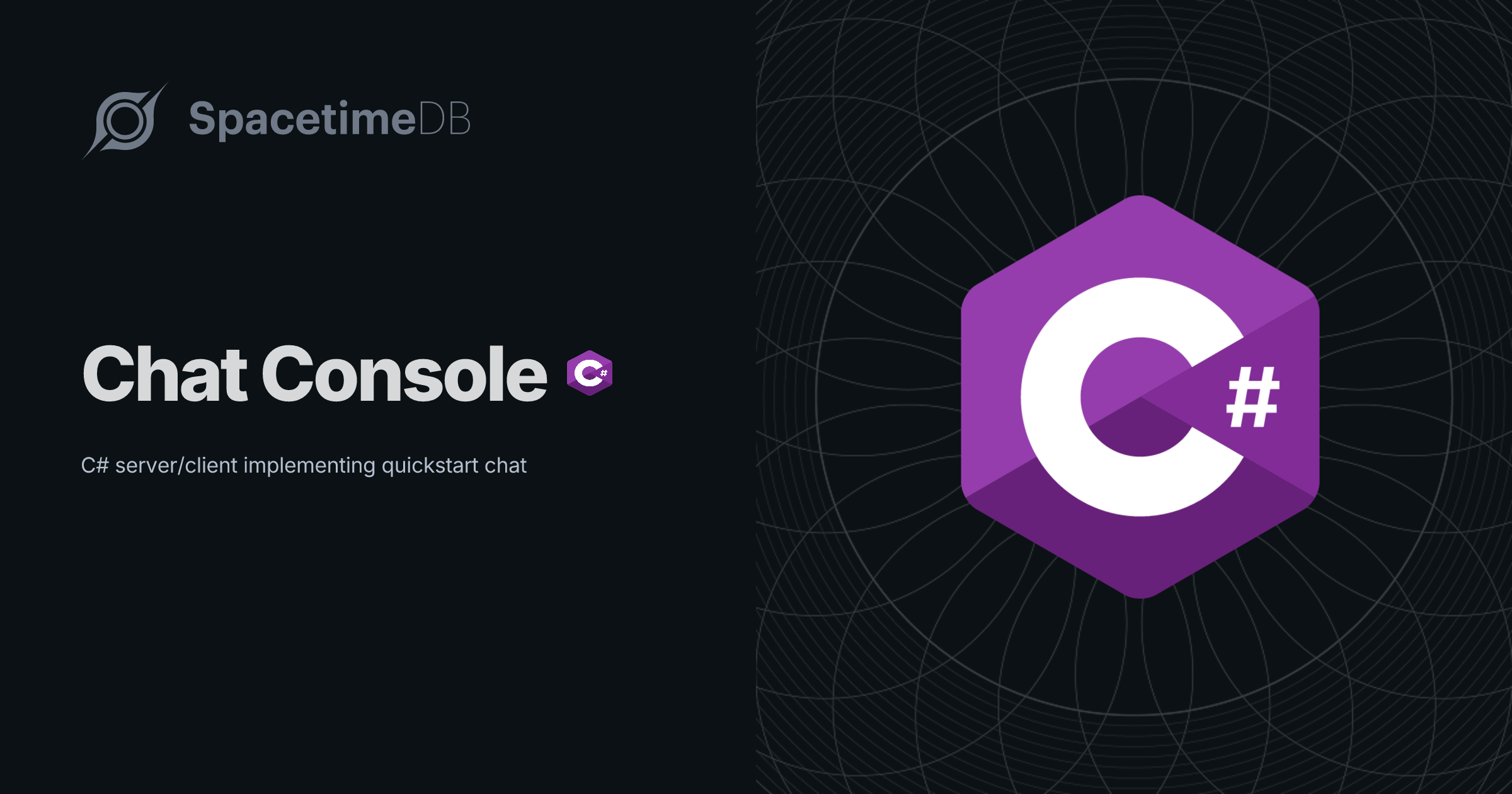Chat Console | Templates | SpacetimeDB